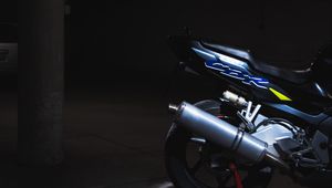 Preview wallpaper motorcycle, motor, seat, pipe