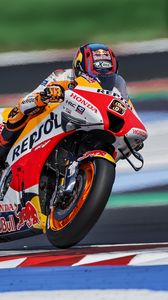 Preview wallpaper motorcycle, motorcycle racing, motorcyclist, speed