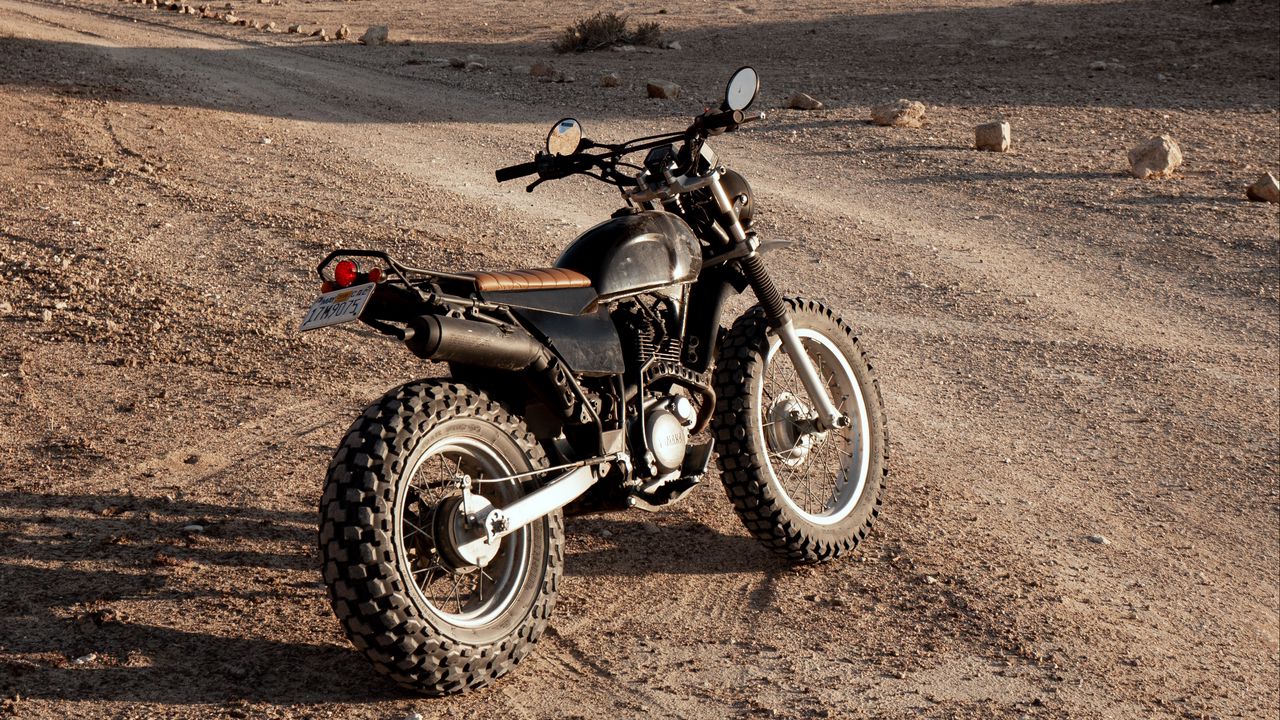 Wallpaper motorcycle, motorcycling, desert, rocks