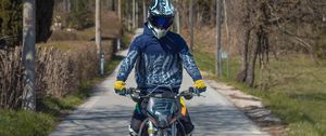 Preview wallpaper motorcycle, motorcyclist, bike, moto