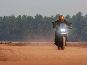 Preview wallpaper motorcycle, motorcyclist, bike, moto, ride