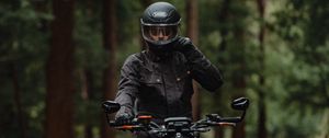 Preview wallpaper motorcycle, motorcyclist, equipment, helmet, road