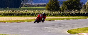 Preview wallpaper motorcycle, motorcyclist, speed, race, track