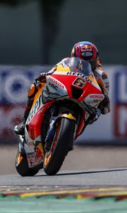 Preview wallpaper motorcycle racing, motorcycle, motorcyclist
