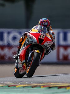 Preview wallpaper motorcycle racing, motorcycle, motorcyclist