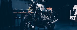 Preview wallpaper motorcycle, retro, headlight