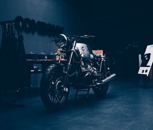 Preview wallpaper motorcycle, retro, headlight