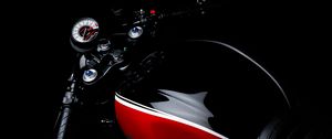 Preview wallpaper motorcycle, speedometer, rudder, steering