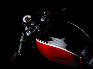 Preview wallpaper motorcycle, speedometer, rudder, steering