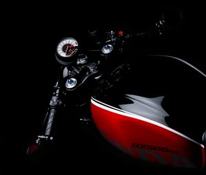 Preview wallpaper motorcycle, speedometer, rudder, steering