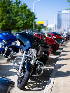Preview wallpaper motorcycles, bikes, blur