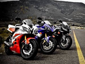 Preview wallpaper motorcycles, sports, road