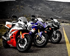 Preview wallpaper motorcycles, sports, road