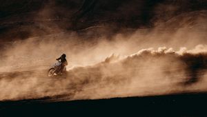 Preview wallpaper motorcyclist, motorcycle, racing, motorcycling, sport