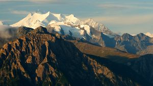 Preview wallpaper mountain, alps, switzerland, top