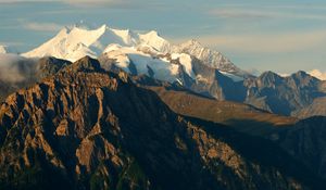 Preview wallpaper mountain, alps, switzerland, top