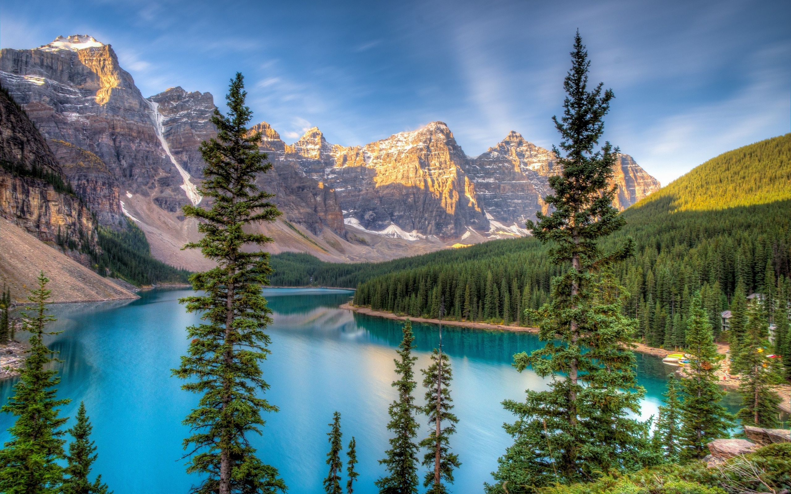 Download wallpaper 2560x1600 mountain, beautiful, lake, trees ...