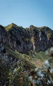 Preview wallpaper mountain, cliff, landscape, nature, wild