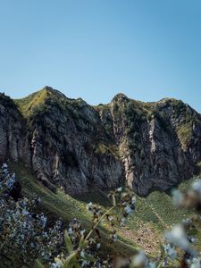 Preview wallpaper mountain, cliff, landscape, nature, wild