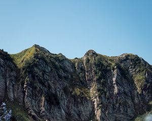 Preview wallpaper mountain, cliff, landscape, nature, wild