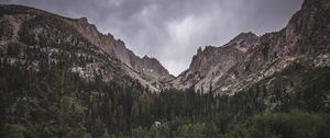 Preview wallpaper mountain, foot, trees, nature, landscape