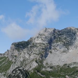 Preview wallpaper mountain, foothills, clouds, nature