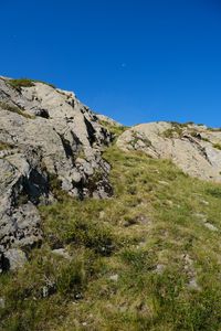 Preview wallpaper mountain, grass, landscape, nature, slope