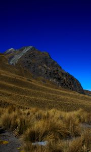 Preview wallpaper mountain, grass, sky, mexico