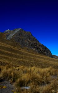 Preview wallpaper mountain, grass, sky, mexico