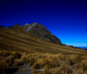 Preview wallpaper mountain, grass, sky, mexico