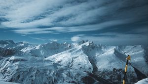Preview wallpaper mountain, high, snow