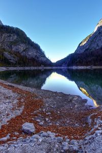 Preview wallpaper mountain, lake, landscape, reflection