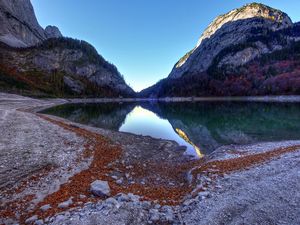 Preview wallpaper mountain, lake, landscape, reflection