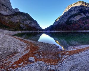 Preview wallpaper mountain, lake, landscape, reflection