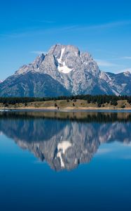 Preview wallpaper mountain, lake, reflection, water, nature