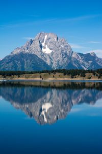 Preview wallpaper mountain, lake, reflection, water, nature