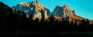 Preview wallpaper mountain, lake, sky, shadows, reflection