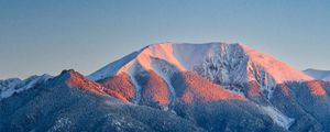 Preview wallpaper mountain, landform, landscape, dusk, nature