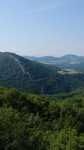 Preview wallpaper mountain, landscape, trees, nature