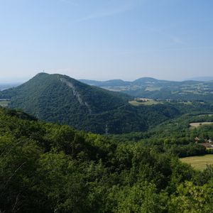 Preview wallpaper mountain, landscape, trees, nature