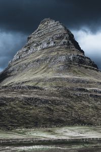 Preview wallpaper mountain, peak, clouds, nature, landscape