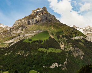 Preview wallpaper mountain, peak, foothills, landscape, nature