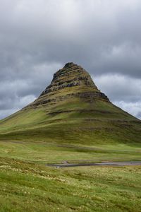 Preview wallpaper mountain, peak, hill, landscape, nature, iceland