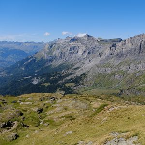 Preview wallpaper mountain, peak, landscape, france