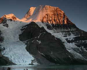 Preview wallpaper mountain, peak, landscape, lake, reflection