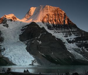 Preview wallpaper mountain, peak, landscape, lake, reflection