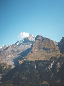 Preview wallpaper mountain, peak, rocks, landscape, nature