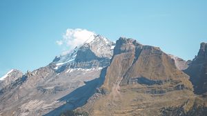 Preview wallpaper mountain, peak, rocks, landscape, nature