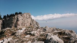 Preview wallpaper mountain, peak, rocks, stones, nature