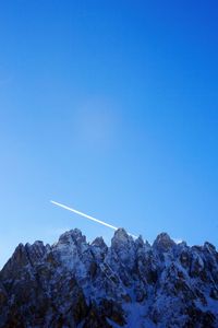 Preview wallpaper mountain, peak, sky, trail